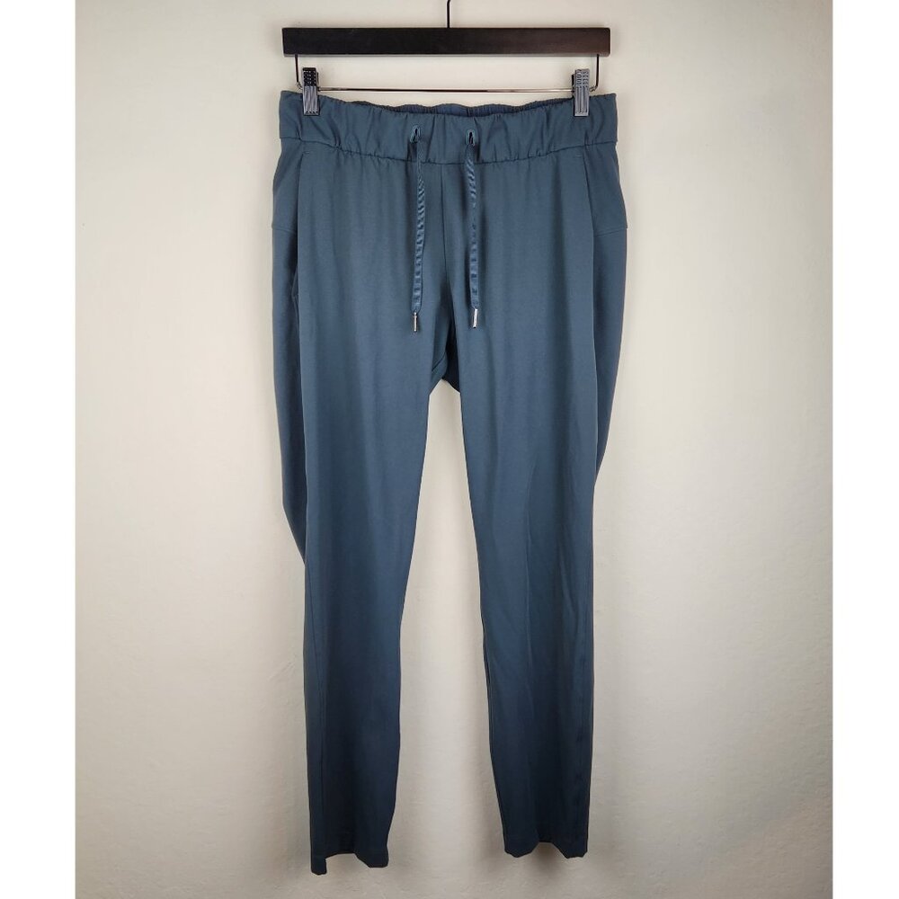 Lululemon On The Fly Pant 28” Teal Blue sz 6